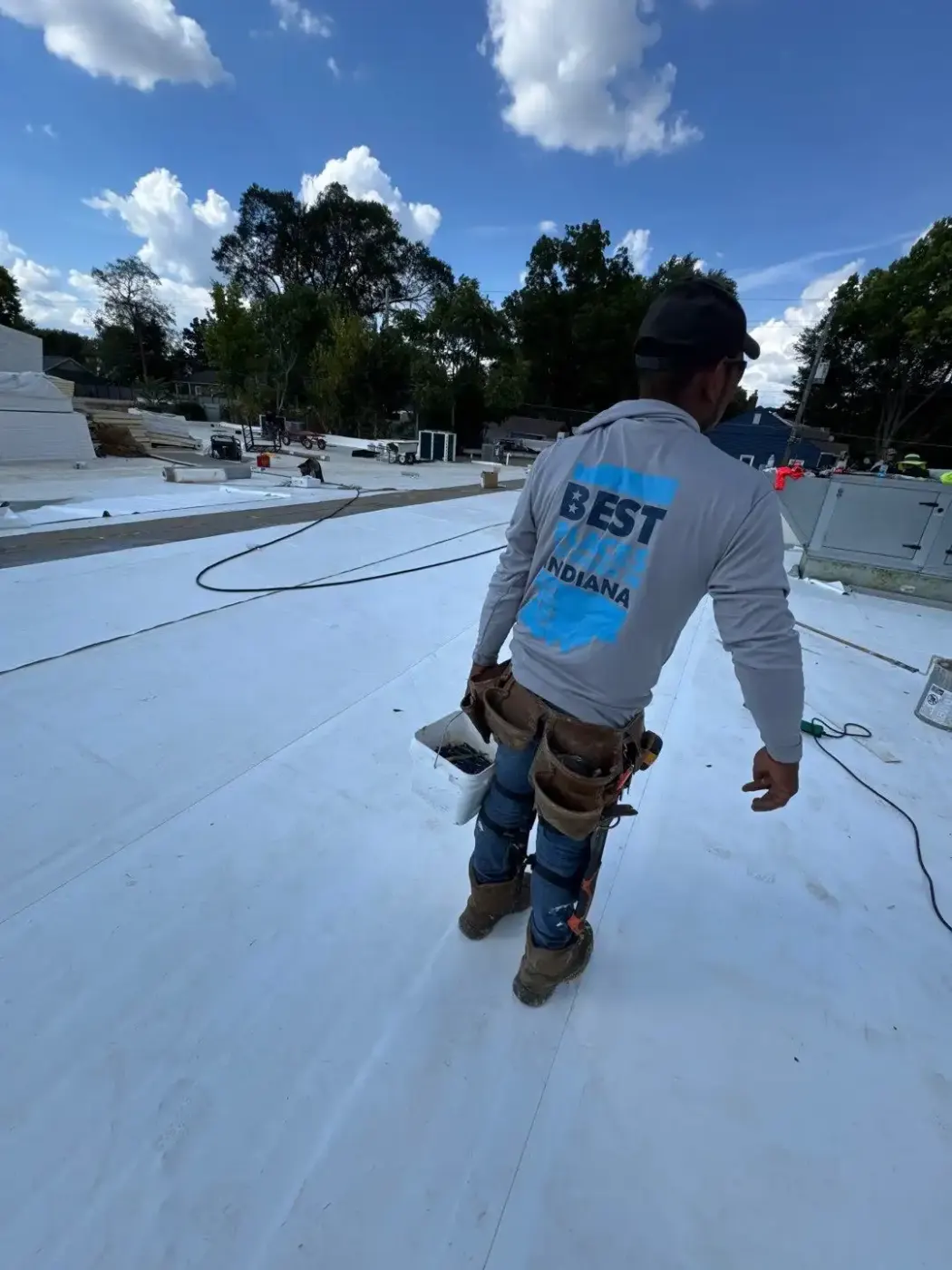 Membrane repair completed in Anson