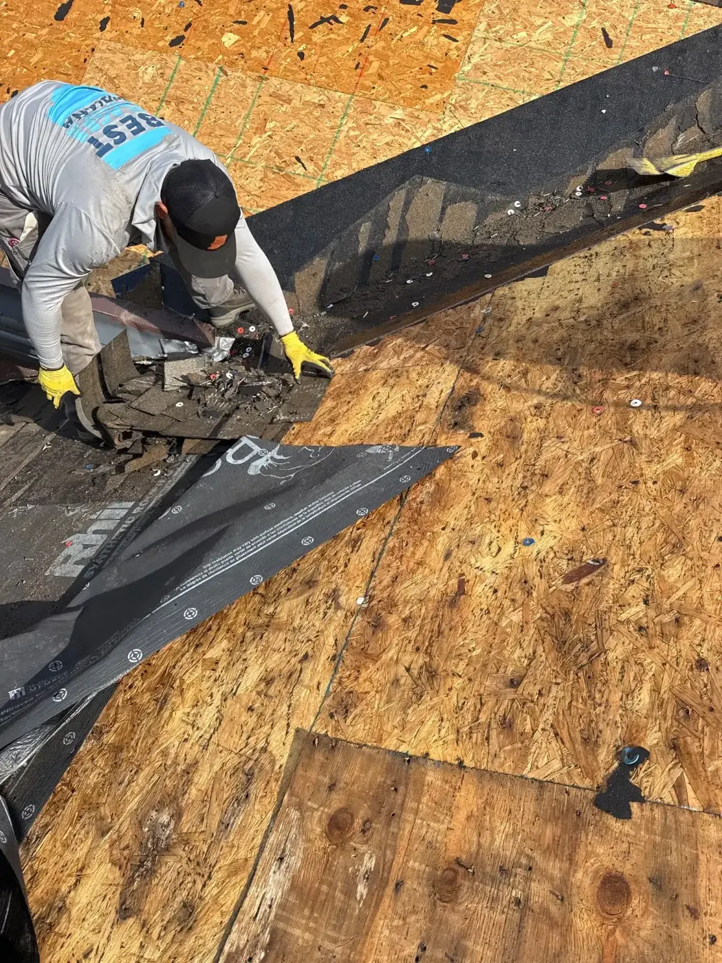 Commercial roof inspection documented in Anson
